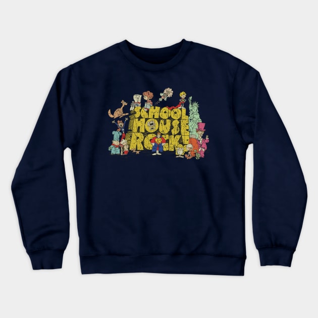 Schoolhouse Rock! 1973 Crewneck Sweatshirt by JCD666